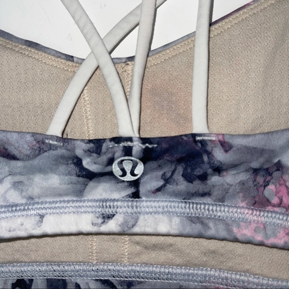 Lululemon Free To Be Bra Parallel Strap Moody Mirage Sz 4 - Picture 7 of 10